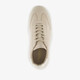 Leren heren sneakers beige