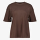 TwoDay oversized dames T-shirt bruin