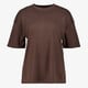 TwoDay oversized dames T-shirt bruin