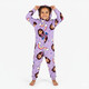 Kinder onesie lila