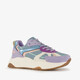 Dames dad sneakers denim lila