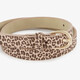 Riem meisjes met luipaardprint bruin