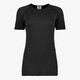 Seamless dames sport T-shirt zwart