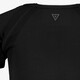 Cropped meisjes sport T-shirt seamless zwart