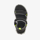 Jongens sandalen zwart grijs