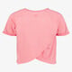 Cropped meisjes sport T-shirt roze