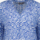 Twoday dames blouse blauw met patroon
