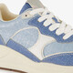 Dames sneakers denim blauw
