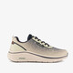 Heren sneakers met print beige zwart