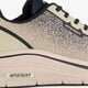 Heren sneakers met print beige zwart