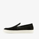 Suede heren instappers zwart