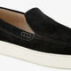 Suede heren instappers zwart