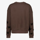 Dames sweater met strikjes bruin