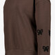 Dames sweater met strikjes bruin