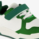 Kinder sneakers wit groen