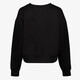 Cropped dames sport sweater zwart