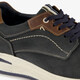 Leren heren veterschoenen blauw