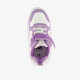 Meisjes sneakers wit paars
