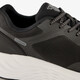 Heren hardloopschoenen zwart wit