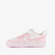 Court Borough Low Recraft meisjes sneakers wit roze