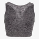 Seamless dames sport BH grijs