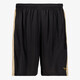 Heren voetbalshort zwart beige