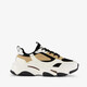 Dames dad sneaker wit zwart