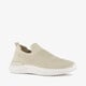 Dames instap sneakers beige