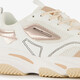 Dames sneakers wit beige
