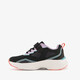 Meisjes sportschoenen zwart roze