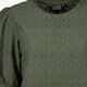 Dames top met pofmouwen groen