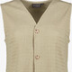 Dames gilet beige