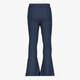 Meisjes rib flared broek donkerblauw