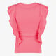 Meisjes top met ruches roze