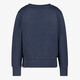 Meisjes sweater met opdruk donkerblauw
