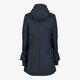 Dames softshell parka jas blauw