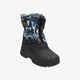 Gevoerde kinder snowboots zwart blauw