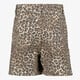 Meisjes skort met panterprint beige