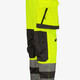 High-visibility Scuti heren werkbroek zwart geel