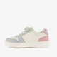 Meisjes sneakers wit pastel