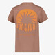 Jongens T-shirt met backprint bruin
