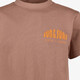 Jongens T-shirt met backprint bruin