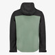Heren softshell jas groen zwart