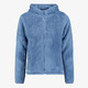Fluffy meisjes vest blauw