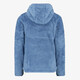 Fluffy meisjes vest blauw