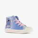 Hoge meisjes sneakers blauw