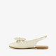 Meisjes slingbacks met strik goud
