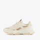Dames dad sneakers beige goud