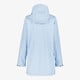 Lange gevoerde dames regenjas blauw