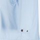 Lange gevoerde dames regenjas blauw